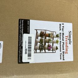 3 Tier Metal Plant Stand