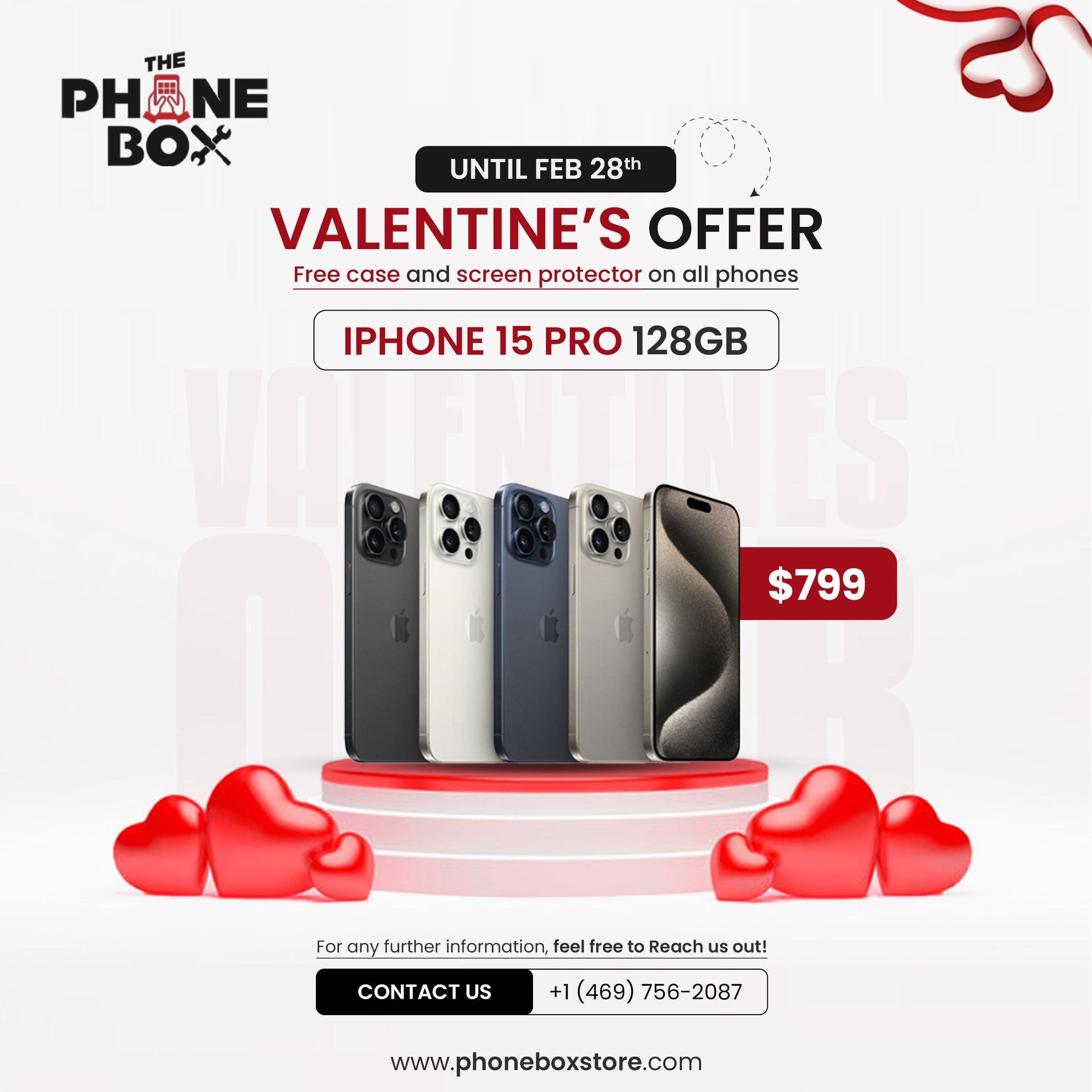 iPhone 15 Pro 128GB Unlocked Valentines Offer 🌹