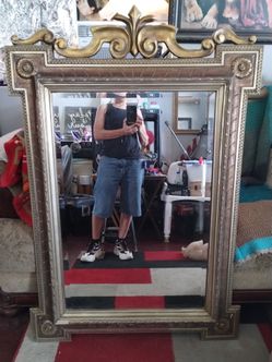 Big vintage mirror
