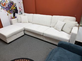 Large L-Shaped Sectional Sofa with Chaise