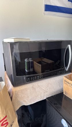 Samsung microwave- dark stainless