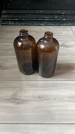 Never used glass containers