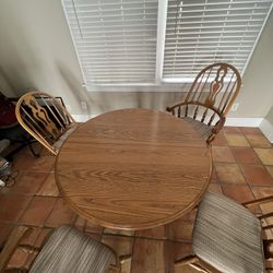 Dining Table With 4 Chairs 