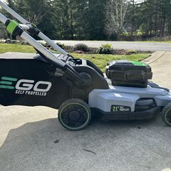 Ego power+ 21” mower with battery