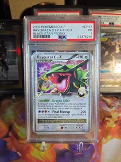 Pokemon Rayquaza C LV X Promo #DP47 PSA 1