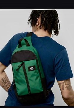 Vans Green and Black Sling Bag
