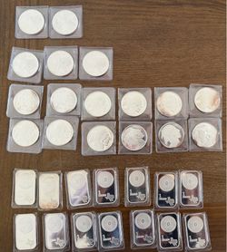 31 oz .999 Silver Bullion Lot – Texas Precious Metals Bars & Rounds + Buffalo Rounds