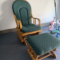Glider Rocking Chair & Ottoman