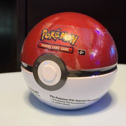 Pokémon Poke Ball Tin 2025 with 3 booster packs