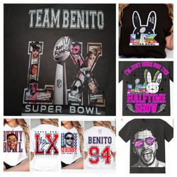 BAD BUNNY SHIRTS - SUPER BOWL LX 2026