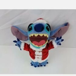 Disney World Edition* 9" 2004 Christmas STITCH bean bag/plush.