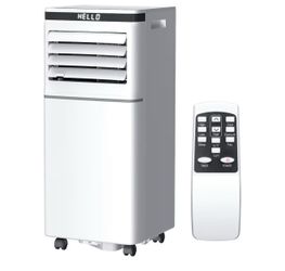 Antarctic Star 8000BTU Portable Air Conditioner 3-in-1 with 24H Timer，Sleep Mode, Dehumidifier, 2 Fan Speeds, Fast Cooling AC Unit with Remote, Digita