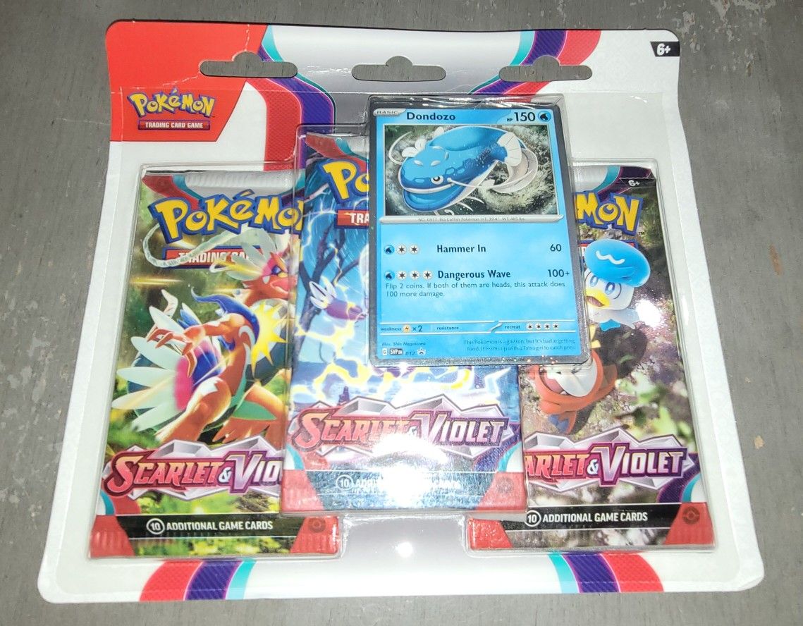 Pokemon Scarlet & Violet 3 Pack Booster