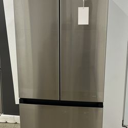 New 30” Midea French Door Refrigerator - Financing With $10 Down 