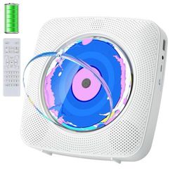 “New”portable CD Player W/remote,USB Rechargeable