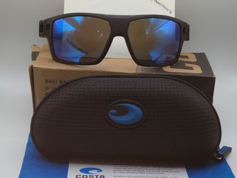 New 100% Authentic Costa Diego black frame with Blue 580g lenses ( glass lenses not polycarbonate)