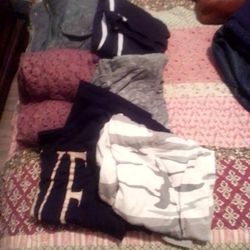 4 Size Small Shirts 1 Pair Of Jogging Pants And A Coat Size Small