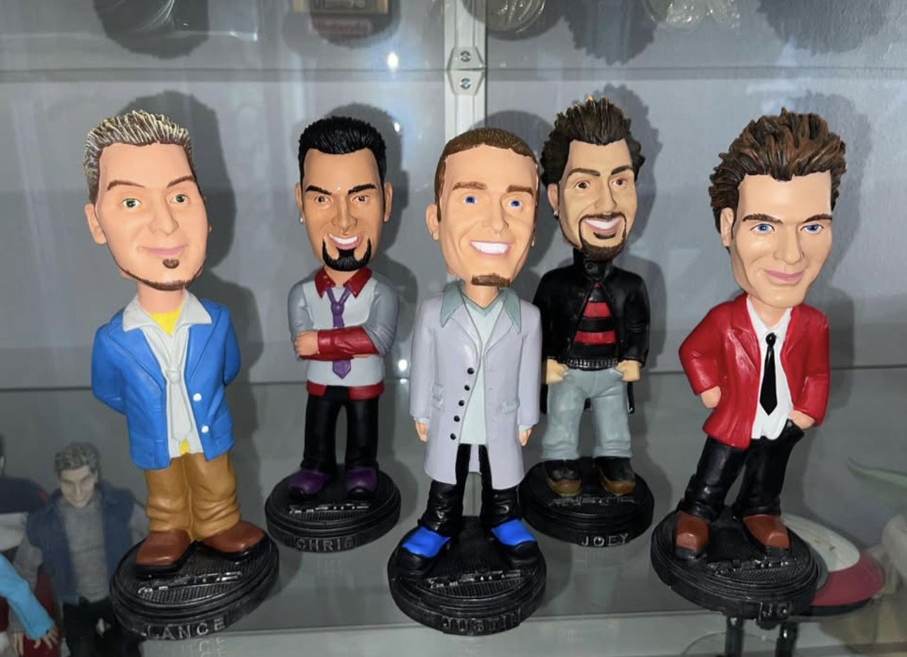 NSYNC Bobble Head 2001 Best Buy Collection Complete All 5 No Boxes Dust Free