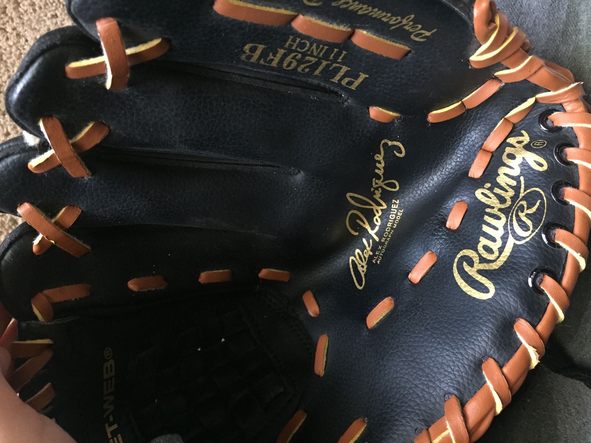 Rawlings baseball mitt