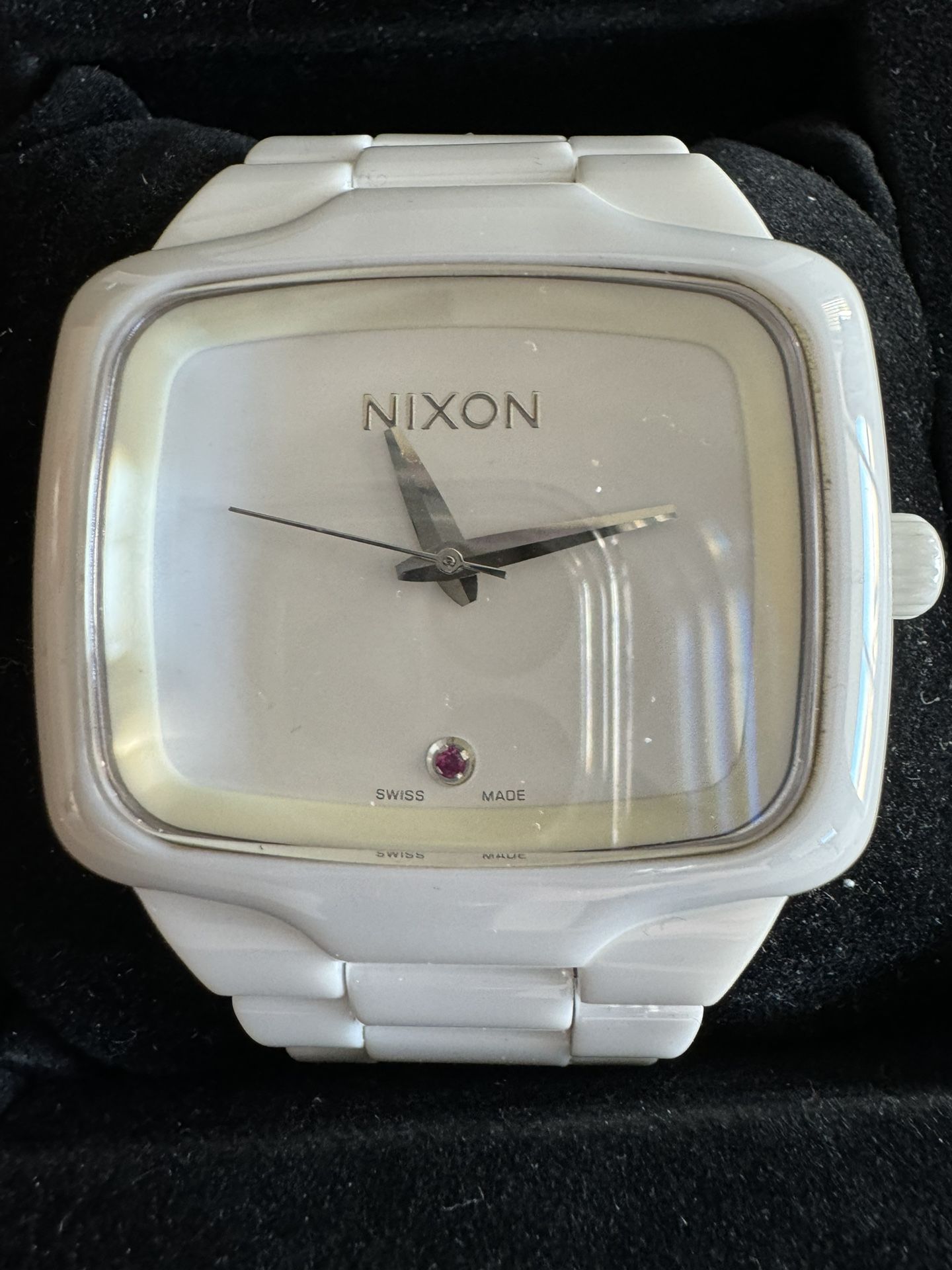 Rare Nixon "The Ceramic Player" Watch with Ruby - Brand New in Original Packaging