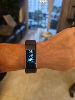 Lintelek Fitness Tracker ID115 Plus HR Purple