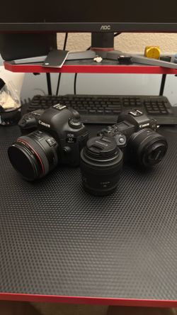 Canon Professional Camera Bundle — 5D Mark IV + EOS R + EF 50mm f/1.2L + RF Lenses