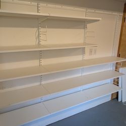 Free Wall Shelves Perfect For Garage Storage 