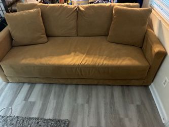 Tan Sofa and Love Seat