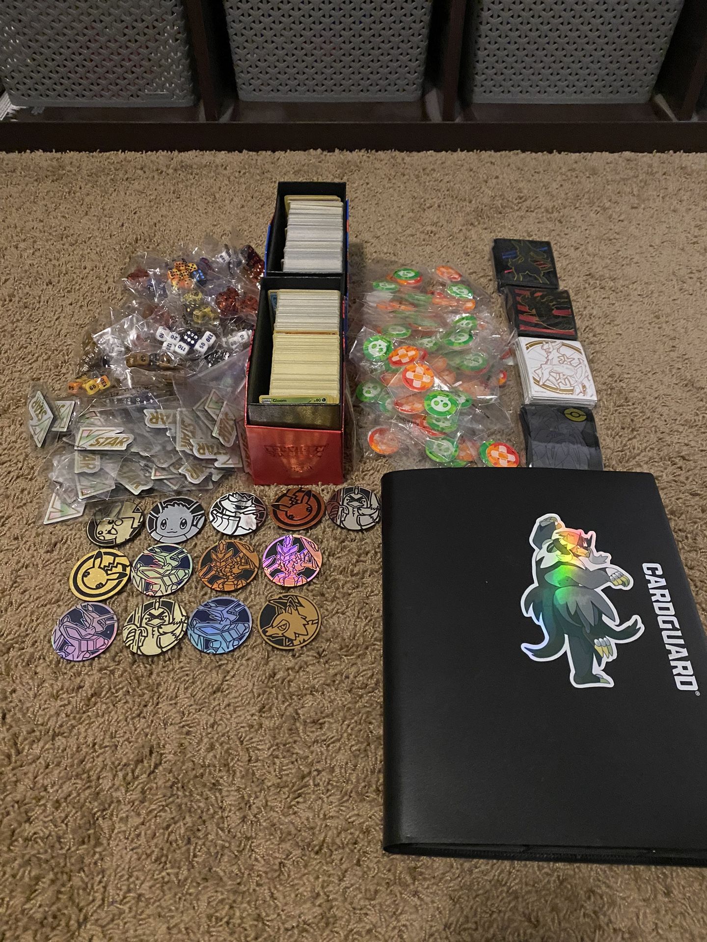 Pokémon TCG Card Collection and accessories