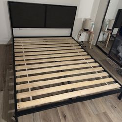 Crate & Barrell Oliver Queen Bed Frame