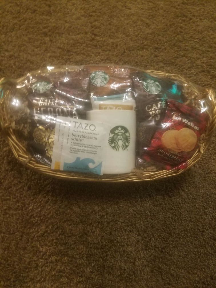 Starbucks gift basket