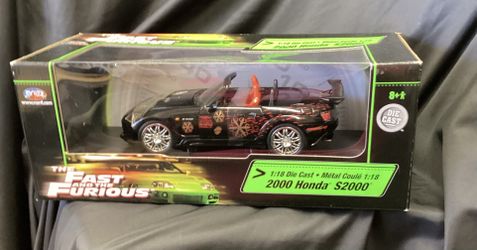 1:18 Scale, Racing Champions/Joyride “ The Fast And The Furious” 2000 Honda S 2000 Diecast Race Car