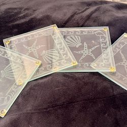Glass Coasters - set of 4