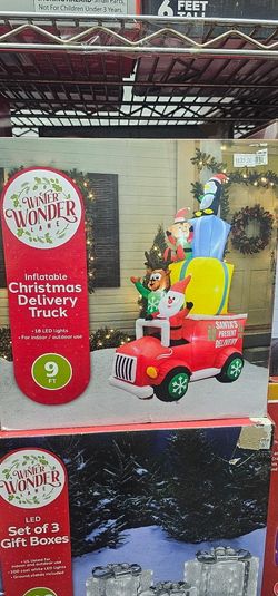 9ft Santa Delivery Truck