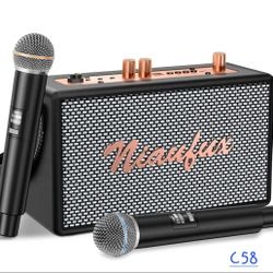 Niafux Live Karaoke Machine W/Mics