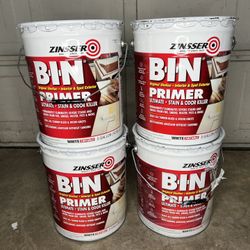 New 5 gal. B-I-N Shellac-Based White Interior Primer and Sealer