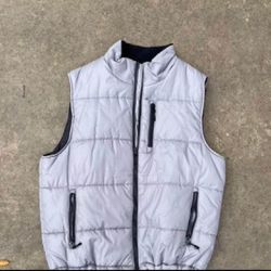 Gray Outdoor Life Puffer Vest
