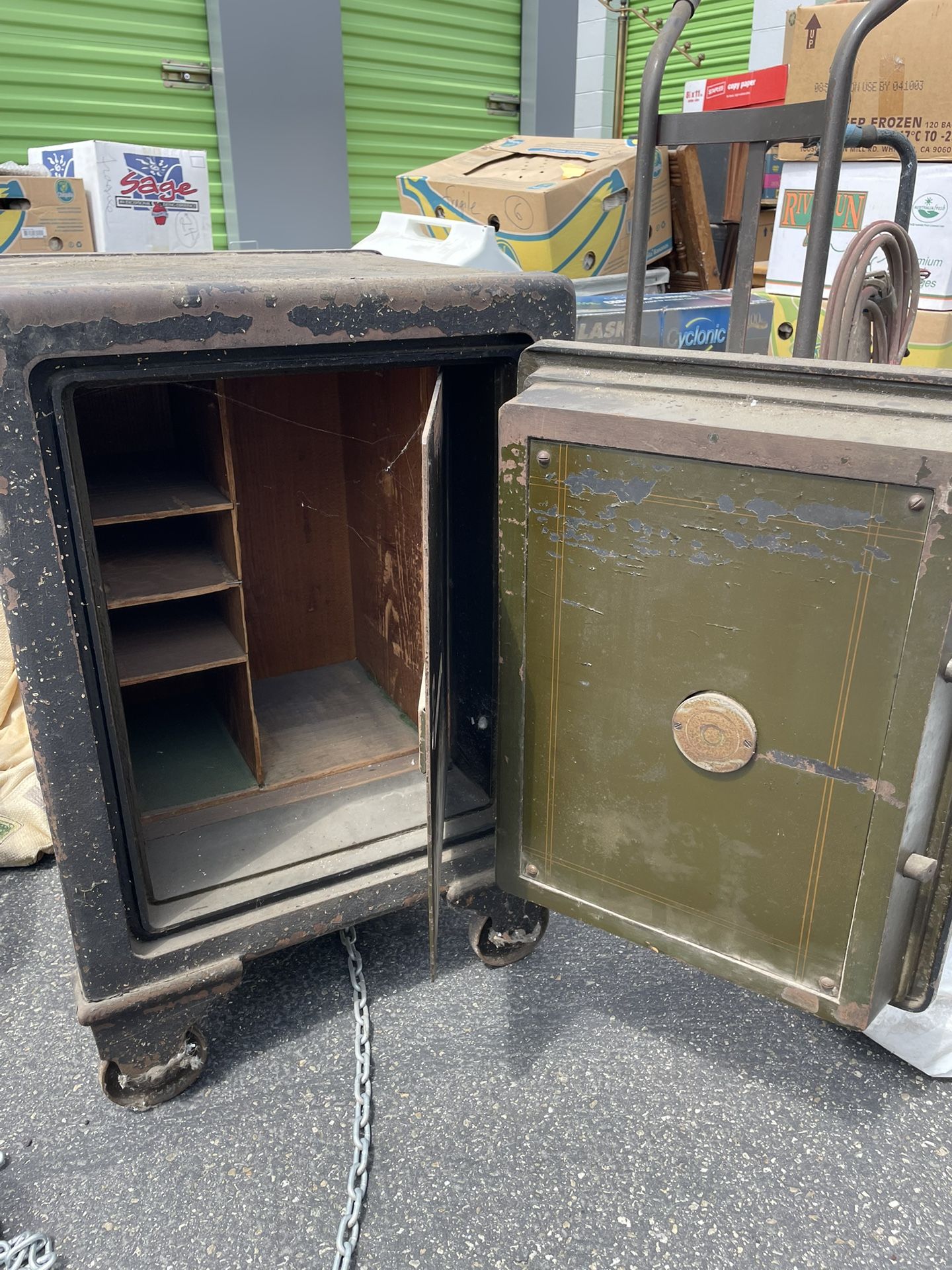 Large Vintage Bank Vault