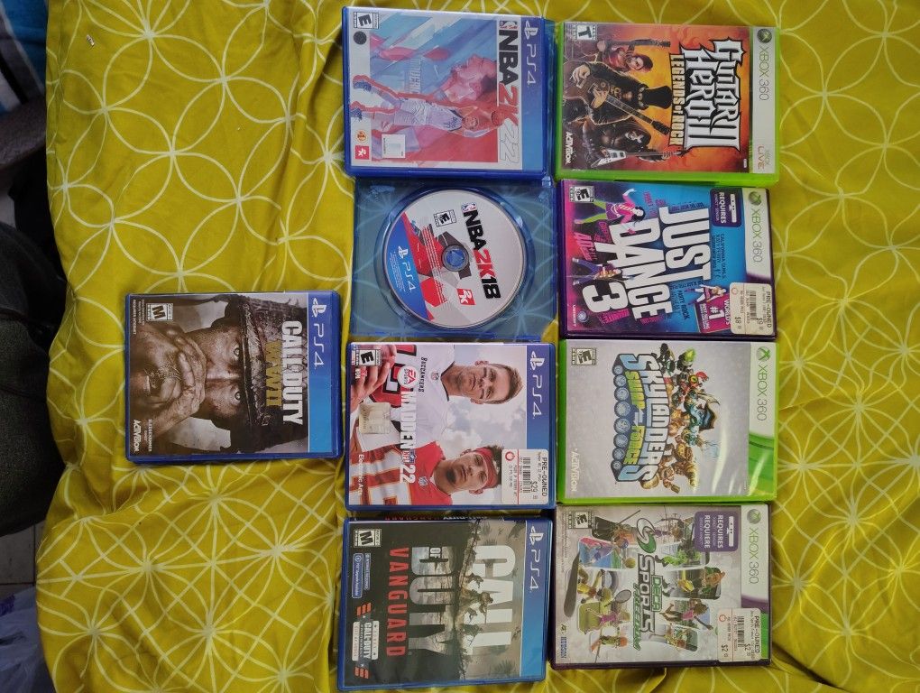 Random Xbox 360 PS4 Games