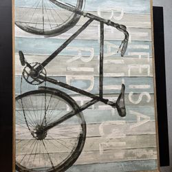 Print In Canvas - Bicycle 