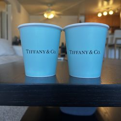 Tiffany & Co - Fine China Coffee Cups (set of 2)