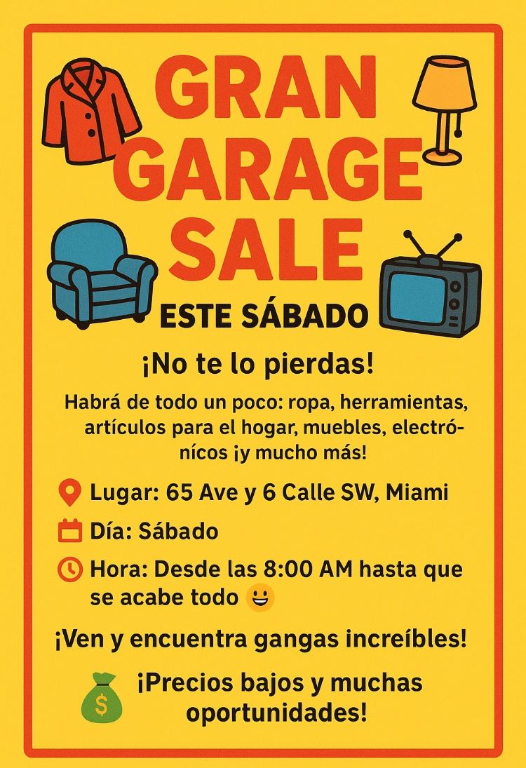 Garage Sale
