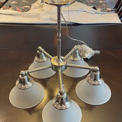 Lamp with Frosted Glass.