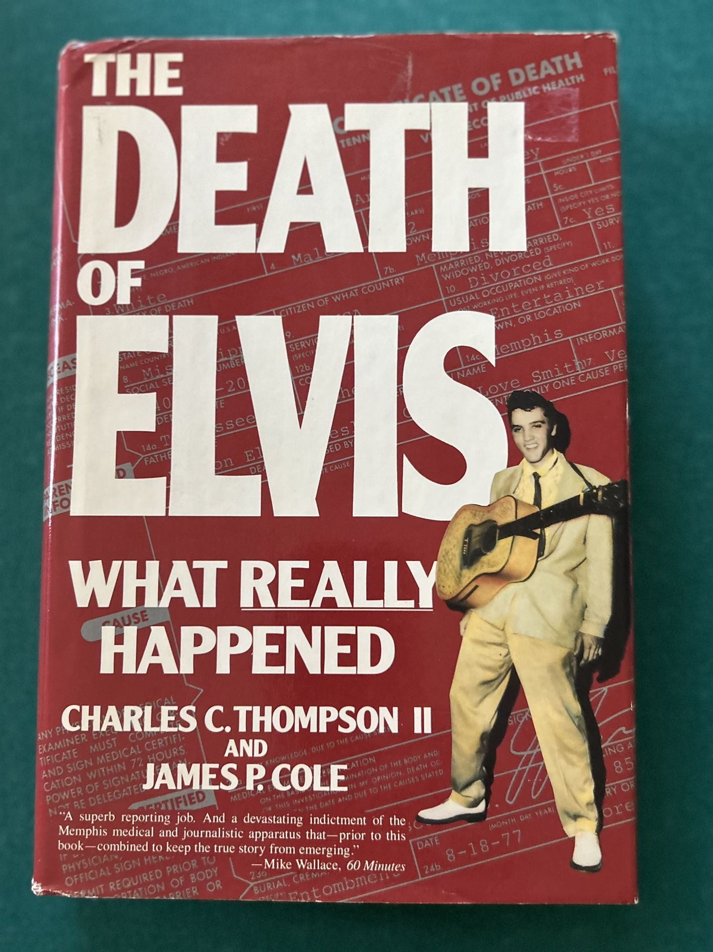 Elvis Presley Book Death Of Elvis