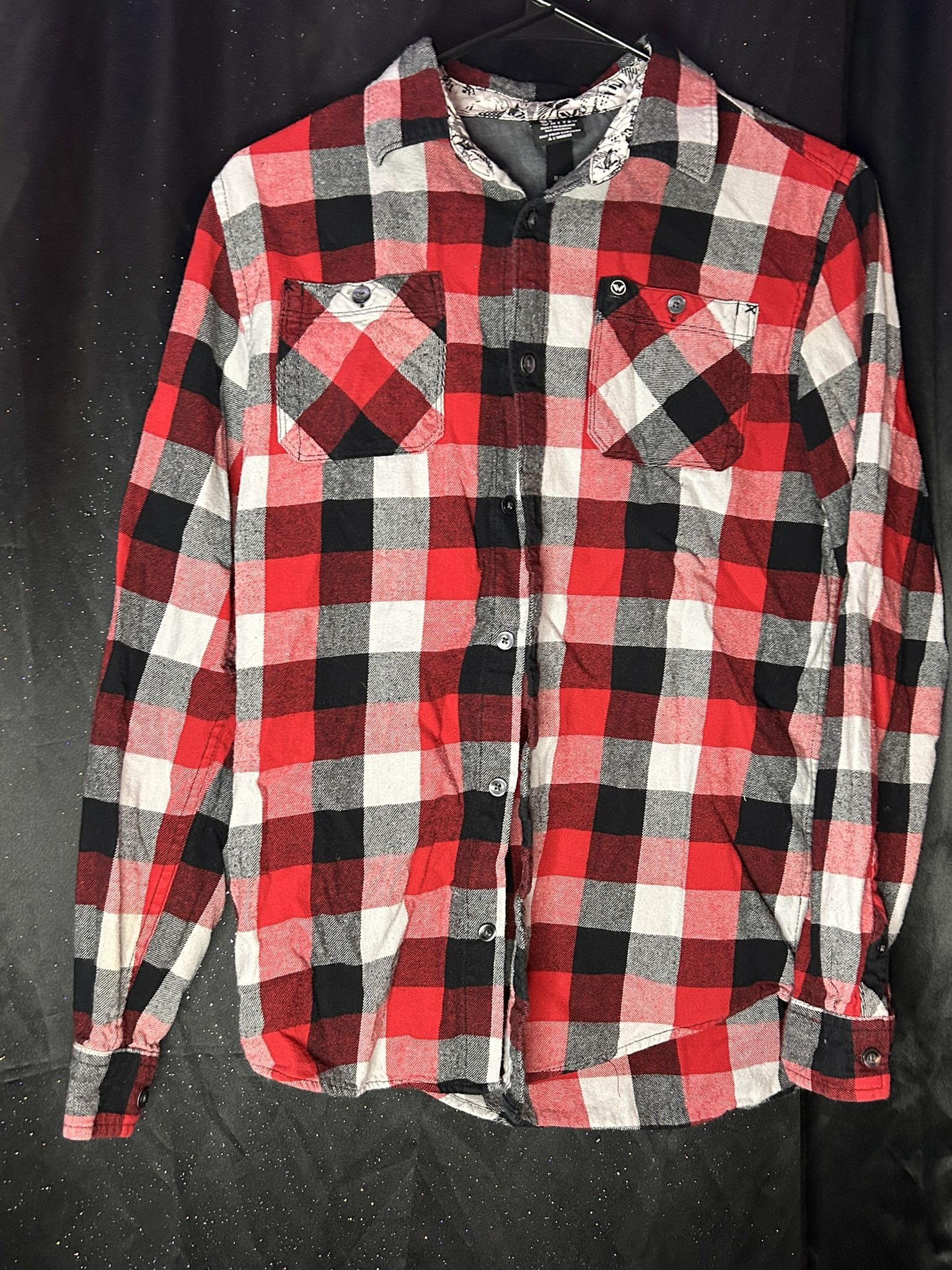 Shaun White Boys Flannel Red/Black/White Size Xl/16