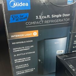 Midea Compact Refrigerators (4 Available, 3.3 Cu Ft)