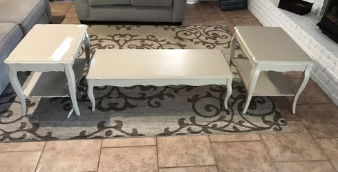 3 Piece Coffee Table- End Table Set