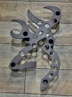 One of a Kind Metal Deer Head 