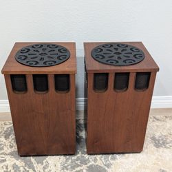 Vintage Allied Radio Shack Nova-Omni Speakers Made in Japan Rare WORKING 