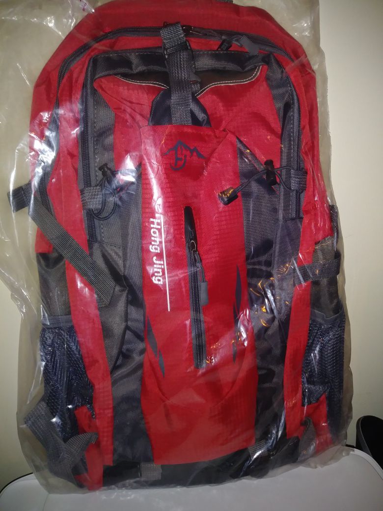 Bike, Mountain,Sport Red Backpack